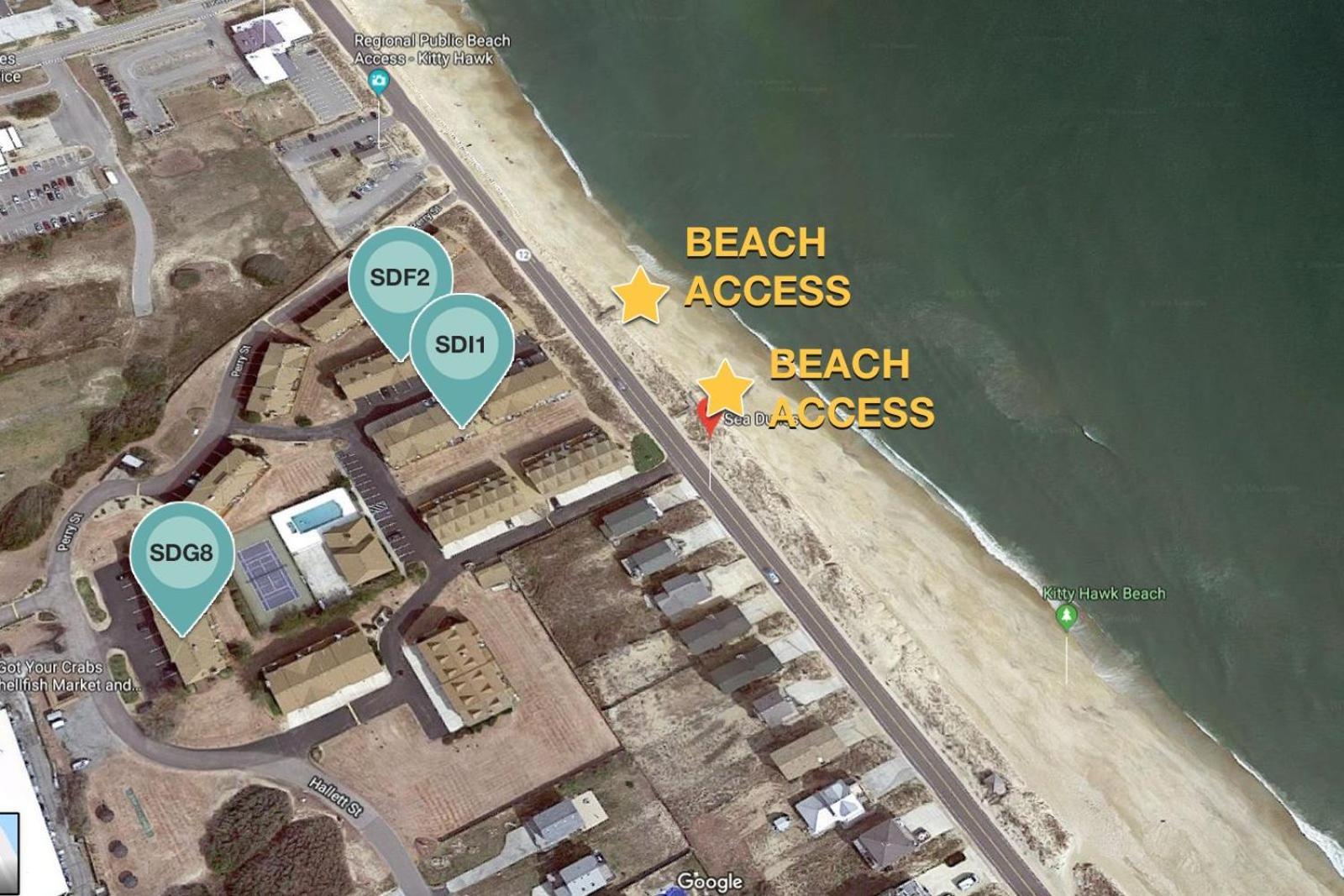 Sdi1 Sea Dunes I1 Steps To The Beach Китти-Хок Экстерьер фото